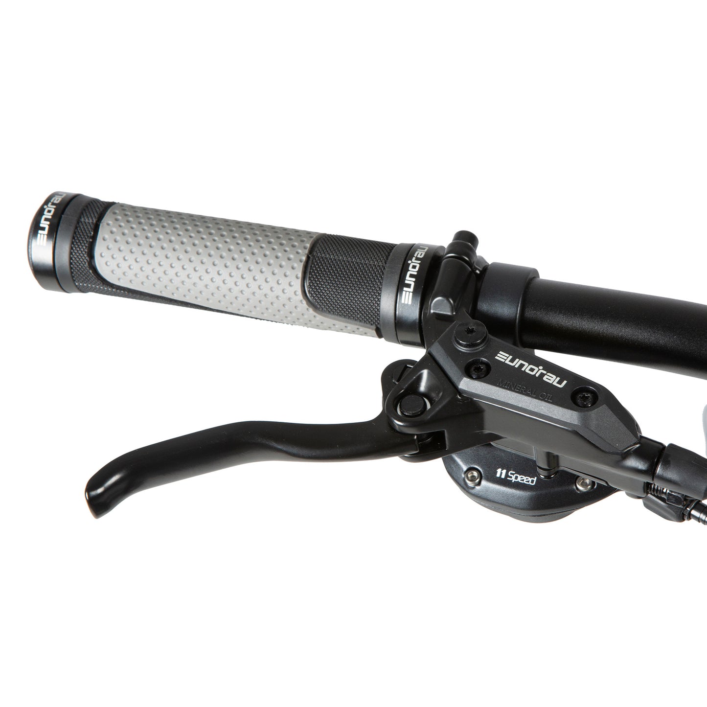 EUNORAU Specter-S 3.0 electric bike right handlebar grip and brake lever, ensuring smooth control and braking
