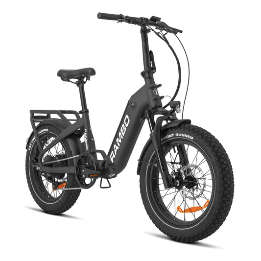 Front side view of Rambo Bikes RANGER Folding eBike 
